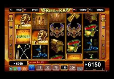 RISE OF RA +MEGA WIN! +BONUS GAME! +FREE SPINS! online free slot SLOTSCOCKTAIL egt