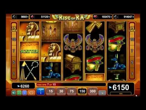 RISE OF RA +MEGA WIN! +BONUS GAME! +FREE SPINS! online free slot SLOTSCOCKTAIL egt
