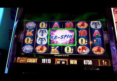 Wolf Moon Slot Machine | Big Win |  Bonus with Re-Spins | Harrah’s Las Vegas