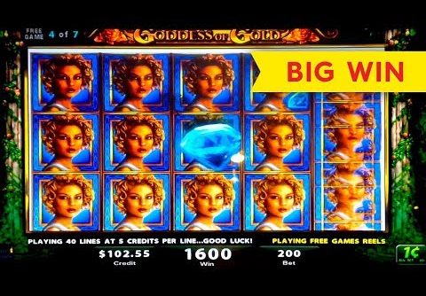 HEART STOPPING! Goddess of Gold Slot – BIG WIN BONUS!