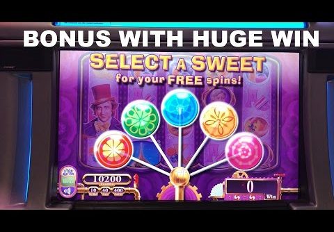 Willy Wonka Scrumdiddlyumptious Live play with Bonus and HUGE WIN! Slot Machine