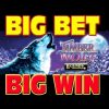 Timber Wolf Legends BIG BET + MEGA WIN Las Vegas Slot Machine Winner