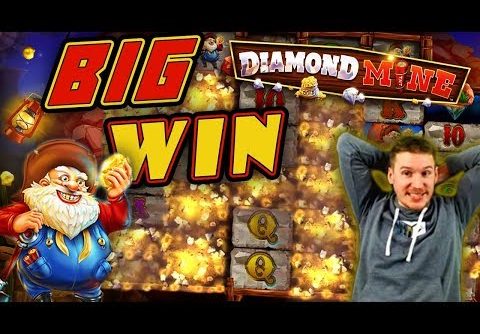 BIG WIN on Diamond Mine Slot – £10 Bet!