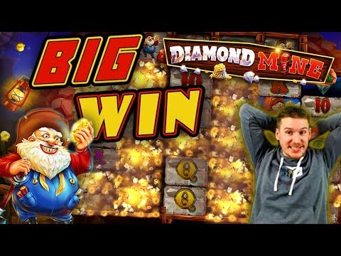 BIG WIN on Diamond Mine Slot – £10 Bet!