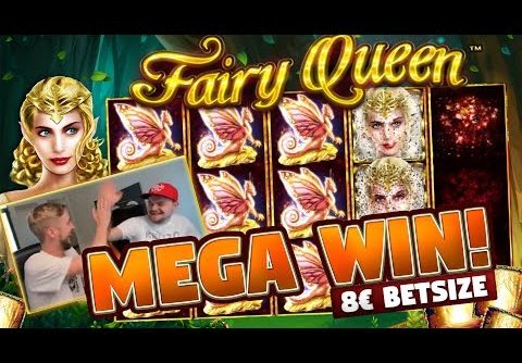 MEGA WIN! Fariy Queen BIG WIN – HUGE WIN – Slots (8 euro bet)