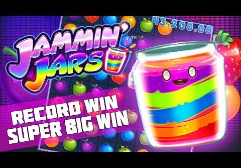 JAMMIN JARS SLOT – RECORD WIN! SUPER MEGA BIG WIN! ONLINE CASINO!