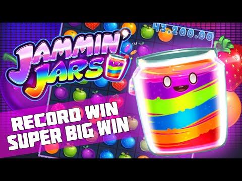 JAMMIN JARS SLOT – RECORD WIN! SUPER MEGA BIG WIN! ONLINE CASINO!