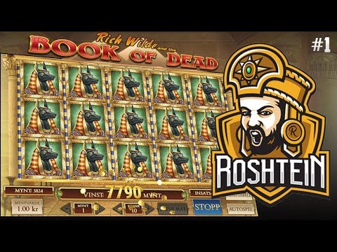 ROSHTEIN – RECORD WIN ON SLOT BOOK OF DEAD. WIN € 30000 #1