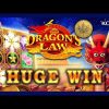 HUGE WIN – DRAGON’S LAW HOT BOOST – FUN @ CURACAO – Slot Machine Bonus