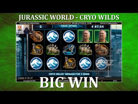 BIG WIN – Jurassic World – Creation Lab – NEW SLOT !!