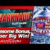 Sharknado Slot – Super Big Win in Long, Awesome Free Spins Bonus with Re-Trigger/Multiple features