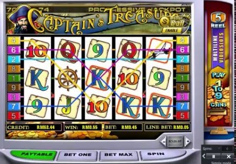 Mega Win with CAPTAIN’S TRESURE online slot 2016 | 12Win Online Casino | Free Credit