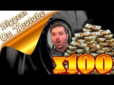 💎💎💎BIGGEST WIN ON YOUTUBE💎💎💎 On James Bond 007 Slots W/ SDGuy1234