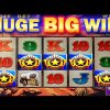 MEGA BIG WIN SCATTER BONUS TRIGGER ON RAWHIDE SLOT MACHINE ~ Konami Slots