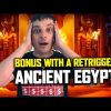 ANCIENT EGYPT SLOT BIG WIN + GIVEAWAY!