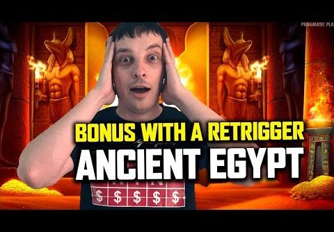 ANCIENT EGYPT SLOT BIG WIN + GIVEAWAY!
