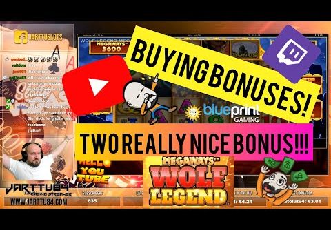 Buying Bonuses!! Two Really Nice Bonus From Wolf Legend MegaWays!!
