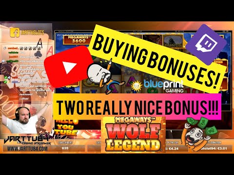 Buying Bonuses!! Two Really Nice Bonus From Wolf Legend MegaWays!!