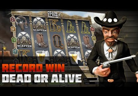 DEAD OR ALIVE SLOT – RECORD WIN £41,233. TOP 5 MASSIVE WIN. CASINO ONLINE