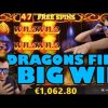 HUGE MEGA WIN on Dragon’s Fire Slot!