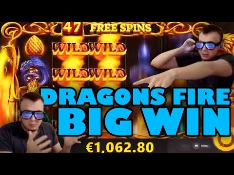 HUGE MEGA WIN on Dragon’s Fire Slot!