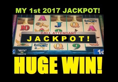 JACKPOT HANDPAY HUGE WIN 2017! SLOT MACHINE BONUS – Egyptian Sunset Slot Win! ~ DProxima