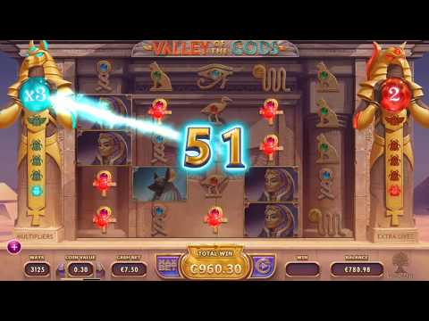 €1182 Mega Buy Valley of the Gods Slot!