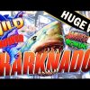 HUGE WIN *NEW SLOT* SHARKNADO Slot Machine Amazing Bonus w/Retriggers!