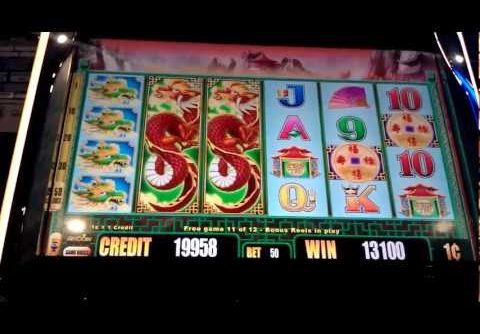 Dragon’s Vault slot bonus BIG WIN!!