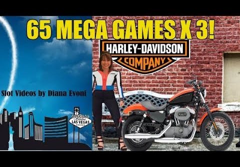 BIG WIN! MEGA FREE GAMES ON HARLEY DAVIDSON SLOT MACHINE