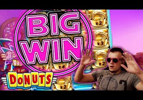 SUPER BIG WIN Bonus on Donuts Slot!