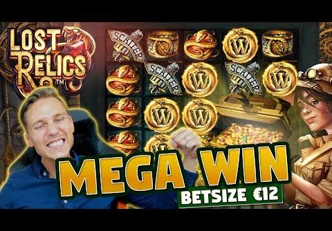 MEGA WIN! Lost Relics BIG WIN – 12 euro bet – Huge win from Casino LIVE stream