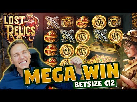 MEGA WIN! Lost Relics BIG WIN – 12 euro bet – Huge win from Casino LIVE stream