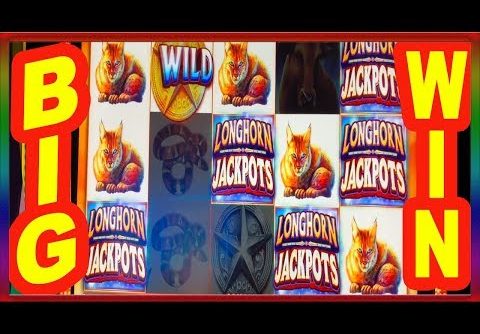 ** BIG WIN ** LONGHORN JACKPOTS  ** SLOT LOVER **