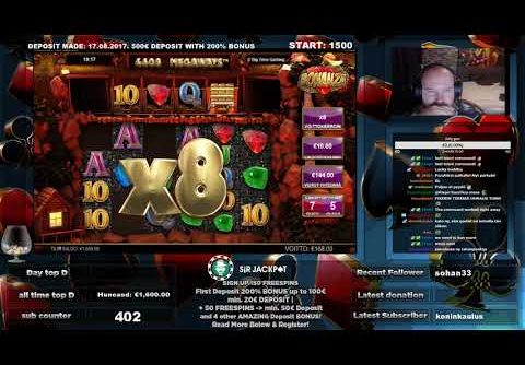 Mega Big Win From Bonanza Slot At Sir Jackpot Casino!!!