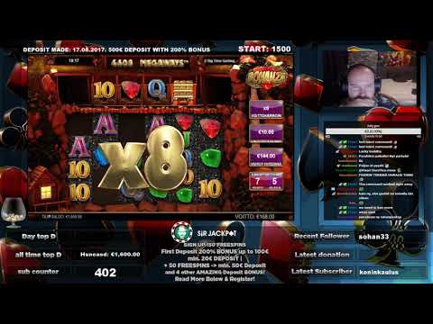 Mega Big Win From Bonanza Slot At Sir Jackpot Casino!!!