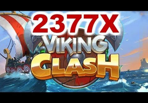 TOP 5 BIGGEST WIN ON VIKING CLASH SLOT – MEGA INSANE HIT 2377X !!!!!