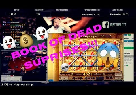 Big Bet!! Book Of Dead Surprises With Mega Big Win!!