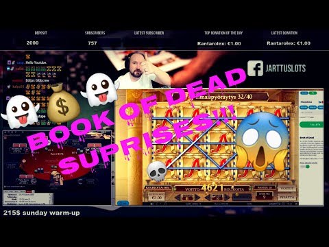 Big Bet!! Book Of Dead Surprises With Mega Big Win!!