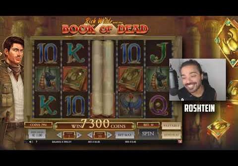 ROSHTEIN – RECORD WIN ON SLOT BOOK OF DEAD. WIN € 30000