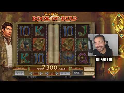 ROSHTEIN – RECORD WIN ON SLOT BOOK OF DEAD. WIN € 30000