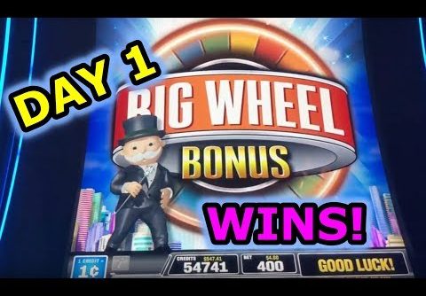 WINNING WEEKEND DAY 1: HANDPAY and other slot wins (in order).