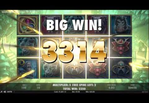 Warlords Slot- €3 Bet – Super Mega Win – NetEnt