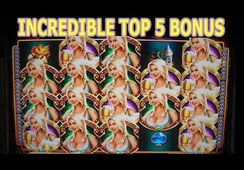 Bier Haus — INCREDIBLE TOP 5 BONUS — HUGE BIG WIN Slot Machine