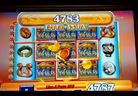 Zeus Slot Big Win JACKPOT HANDPAY! $45 Max Bet – Slot Machine Bonus Round!