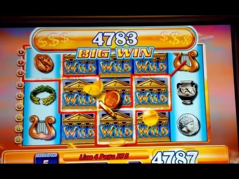 Zeus Slot Big Win JACKPOT HANDPAY! $45 Max Bet – Slot Machine Bonus Round!