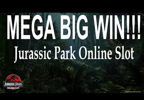 Jurassic Park Online Slot HUGE WIN! Mega big Win!