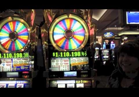 $5 Wheel of Fortune Slot Machine-big win at end- 7 Bonuses