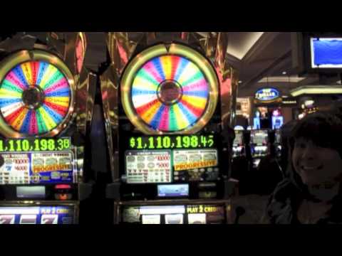 $5 Wheel of Fortune Slot Machine-big win at end- 7 Bonuses