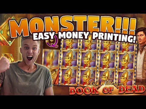 HUGE WIN!! Book of Dead BIG WIN – 10 euro bet (Online slots) from Casino LIVE stream